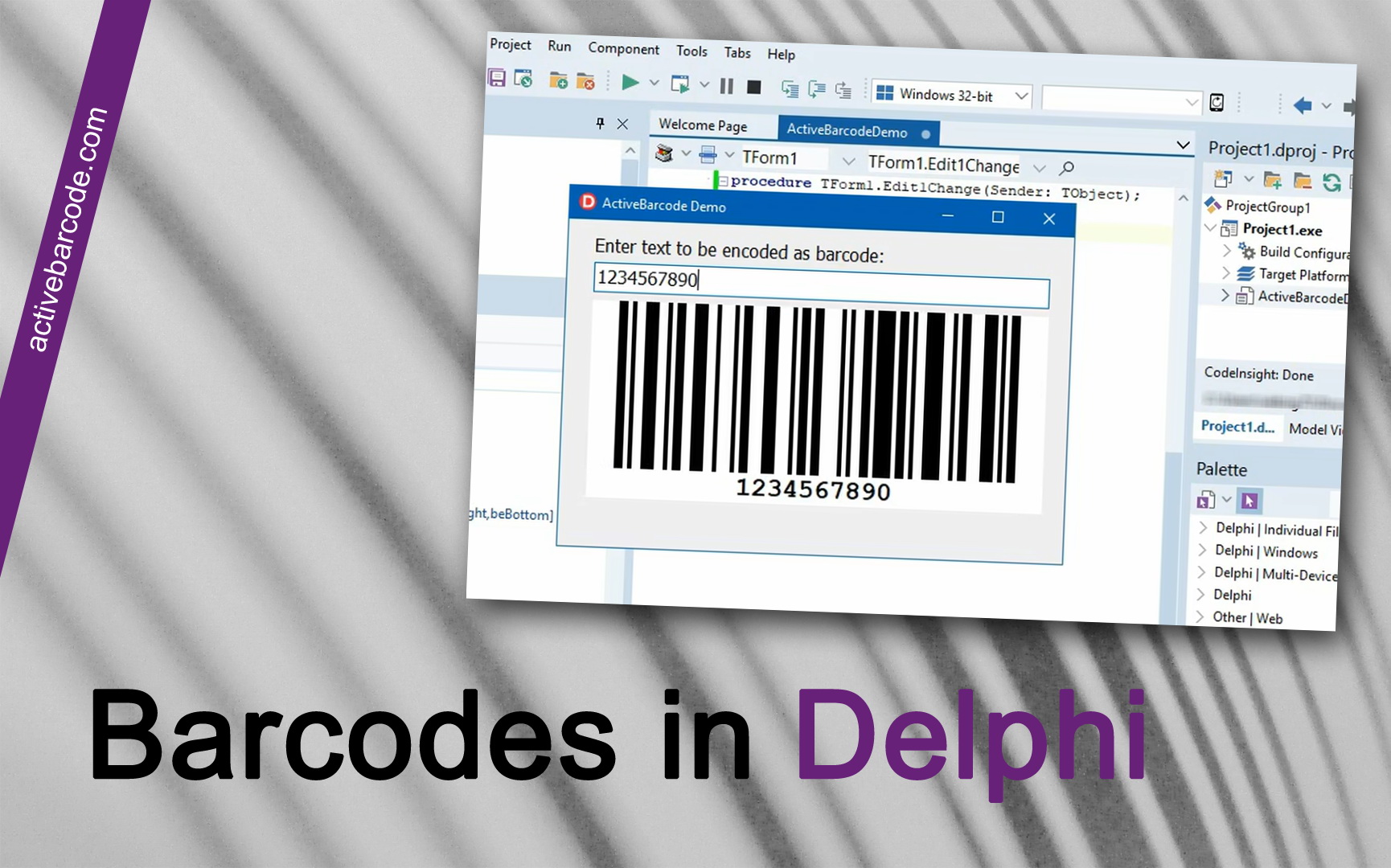 ActiveBarcode: So verwenden Sie einen Barcode in Delphi